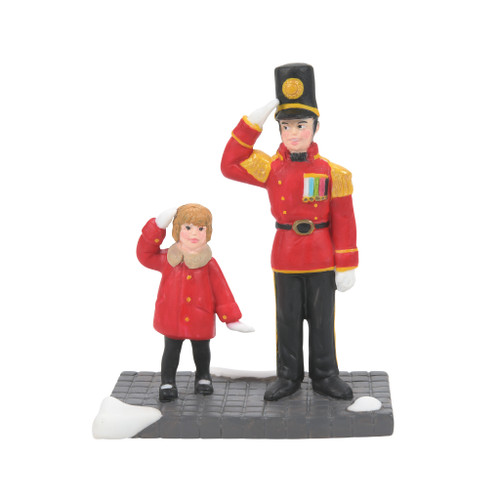 Department 56 - Christmas in The City Joining Forces Village Figures
