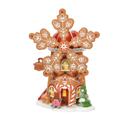 Department 56 - North Pole Series Gingerbread Cookie Mill Lighted Buildings