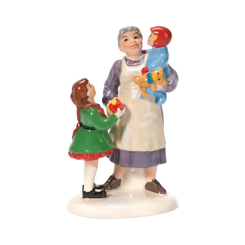 Department 56 - Snow Village Grandma's Favorite Present Accessory Figurine