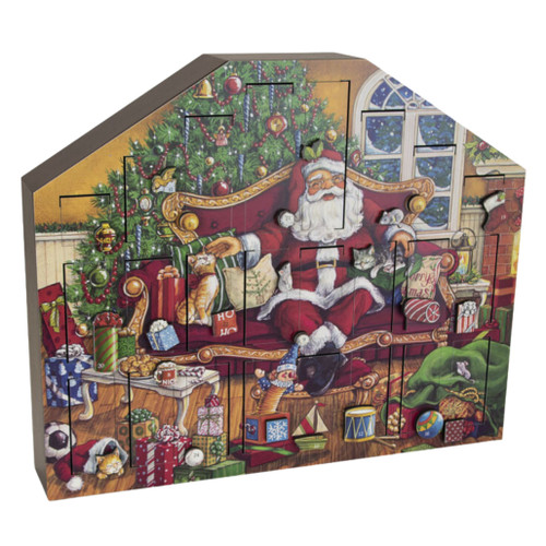 Byers' Choice - Santas Throne Advent Calendar
