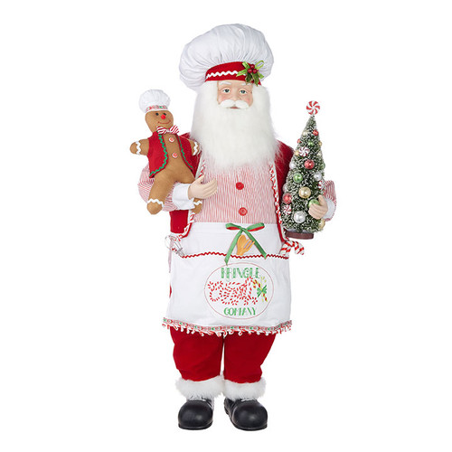 38.5" Kringle Candy Santa with Apron
