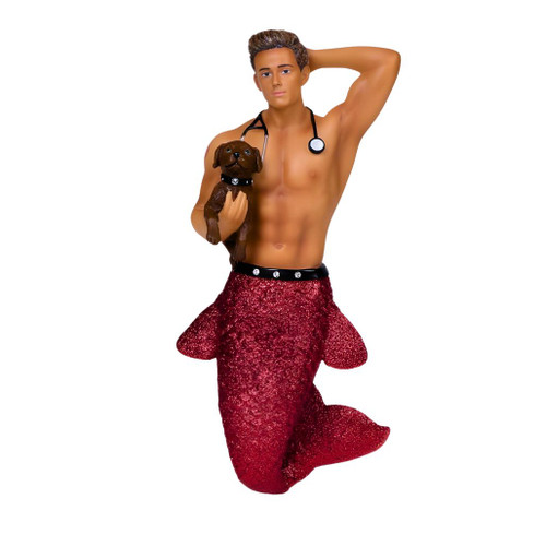 December Diamonds - Dr. Pet-A-Vet Merman Ornament