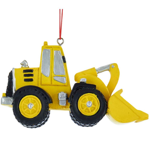 Yellow Front End Loader Ornament