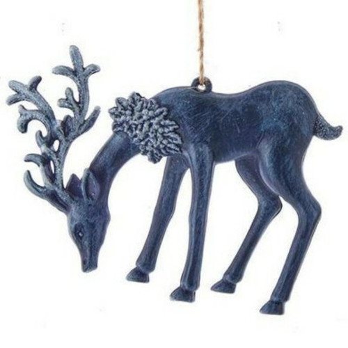 Blue Deer Ornament