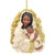 African American Ivory and Gold Holy Mother & Child Ornament