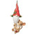 Mouse Holding Onto A Gnomes Beard Ornament