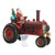 11" Light Up Santa Tractor Multicolour LED Lights Father Christmas Steam Ornament