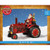 11" Light Up Santa Tractor Multicolour LED Lights Father Christmas Steam Ornament