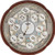 15" Light Up Musical Blossom Woodgrain Clock
