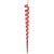 24" Red & White Peppermint Swirl Icicle Ornament
