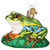 2.75" Red-eyed Tree Frog Glass Ornament

