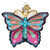 4.25" Fanciful Butterfly Ornament
