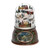 6.25" Brown and Green Village with Train Musical Christmas Snow Globe
