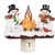 4" Roman - Snowmen By Camp Fire Night Light
