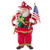 10.5" Fabriché™ Fireman With American Flag Santa
