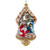 Glass Nativity Family Ornament
