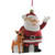 Cody Foster & Co - Retro Santa & Rudolph Blown Glass Ornament
