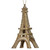 5.7" Eiffel Tower Gold Glittered Ornament
