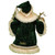Karen Didion - Lit Woodland Emerald Santa