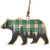 Green Puffy Bear Ornament
