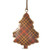 Plaid Puffy Tree w/Quote Ornament
