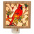 Stained Glass Cardinal Night Light