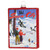Vintage Postcard Style "Ski Snow City" Ornament 