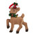 5 Inch Deer with Santa Hat Ornament
