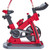 Silver and Red Exercise Bike Ornament
