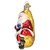 Moonlight Santa Ornament