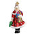 Mrs. Claus Goes Shopping Blown Glass Ornament 