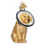 Cone Of Shame Injured Dog Blown Glass Ornament