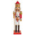 Traditional Wooden Nutcracker Red And White King With Scepter 
