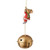 Heart Of Christmas - Mouse Climbing Christmas Bell Ornament