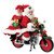 Possible Dreams Mr And Mrs Santa Riding Motorcycle Clothtique Figurine