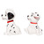 Disney 101 Dalmatians Patch And Rolly Salt And Pepper Shaker Set