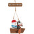 S'mores And Racoon Friend in Canoe Ornament
