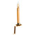 Cambridge JR. Natural looking Window Candle with gold base, Electric Plug in.