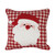 Checkered Santa Pillow