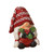 Gnome Holding Holly Figurine