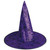 Purple Witch Hat with Spiderweb Pattern - Enchant Your Look