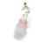 Glass Ballerina Swan Ornament