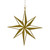 Gold Metal Star Ornament