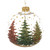 Glittered Trees Glass Ornament