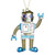Robot With Blue Hands Ornament
