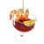 Cody Foster Glass Shrimp Cocktail Ornament