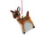 Cody Foster Glass Rudolph Ornament