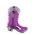 Cody Foster Purple Disco Cowboy Boot Ornament