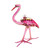 Egyptian museum Pink Flamingo Glass Ornament