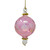 Egyptian Museum Small Pink Floral Ball Ornament